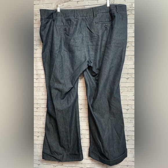 Apostrophe Womens Size 24WP Cuffed Denim Dark Blue Jeans - Picture 3 of 13